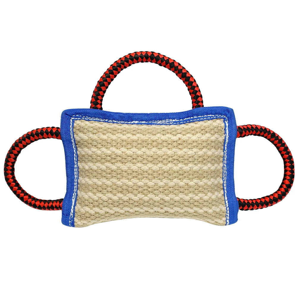 Jute Bite Tug Sleeve for Dog Training