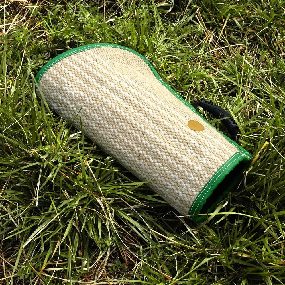 Jute Bite Tug Sleeve for Dog Training