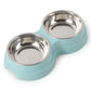 Double Pet Bowls – Food & Water Set