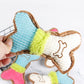 Squeaky Bone Plush Dog Chew Toy