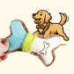 Squeaky Bone Plush Dog Chew Toy
