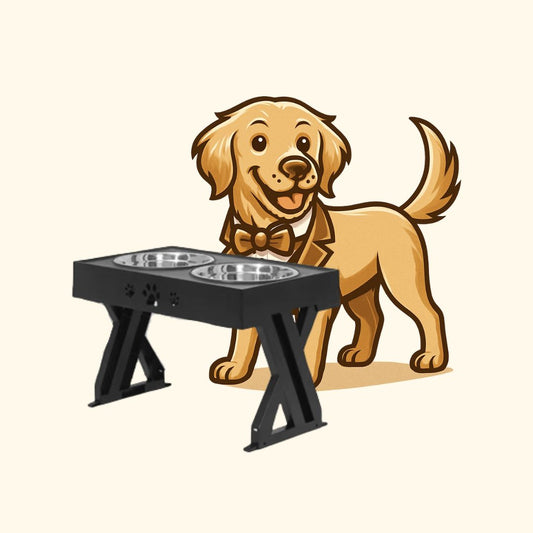 Adjustable Elevated Dog Feeder